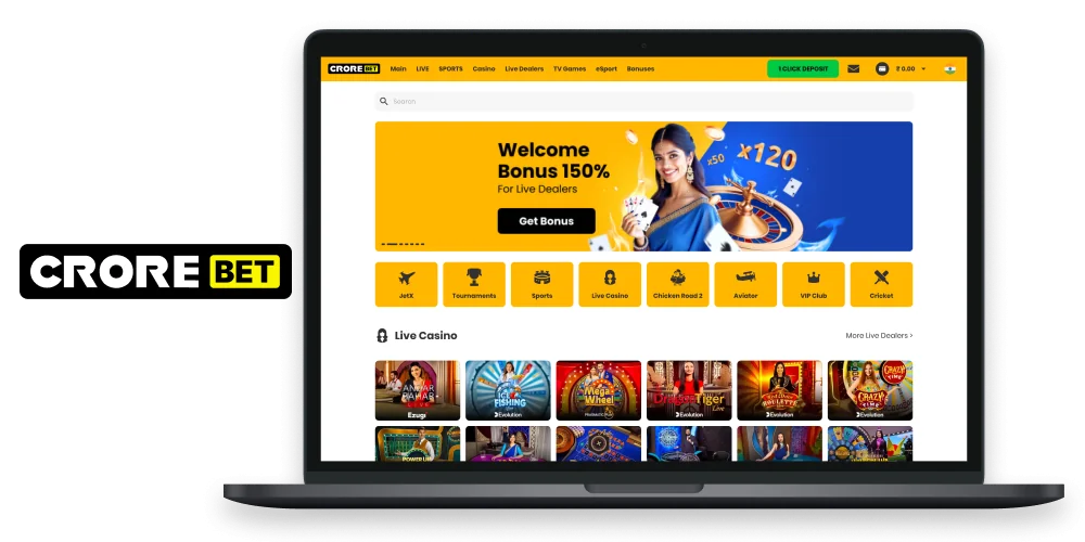 Crorebet alternative Casino